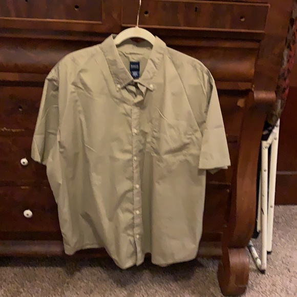 two brown mens button down shirts/size 2X - Picture 5 of 10